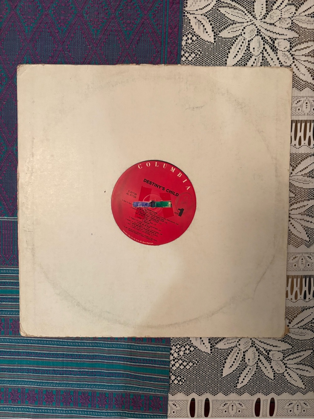 Destiny’s Child Vinyl with Red Center Label